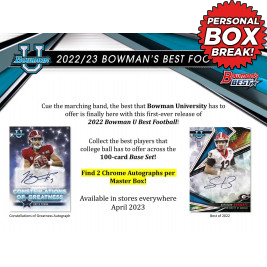 2022/23 Bowman's Best University Football PERSONAL BOX Football